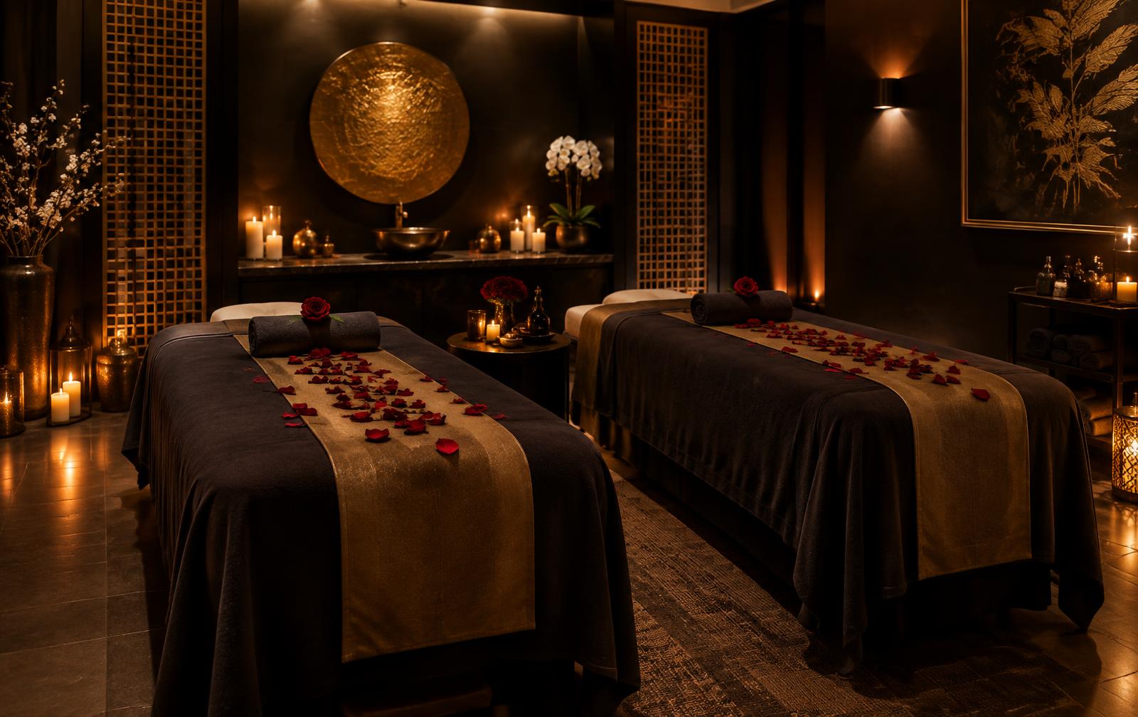 Couples Massage home service in Bhubaneswar – spa setup
