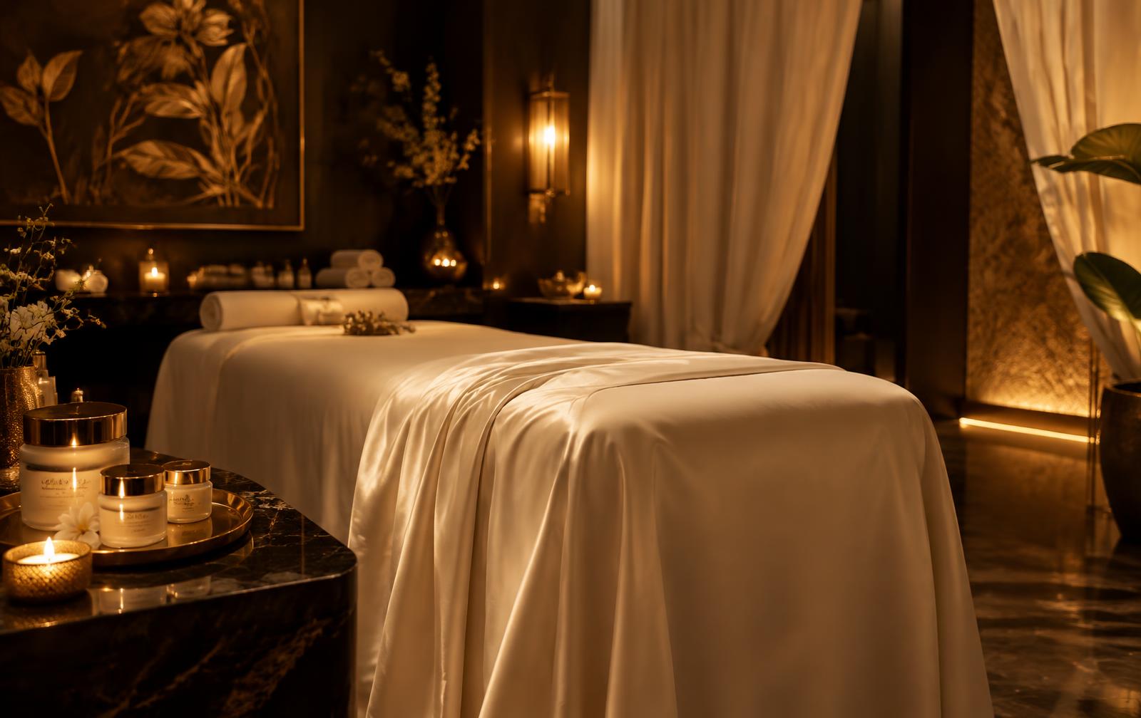 Full Body Cream Massage home service in Bhubaneswar – spa setup